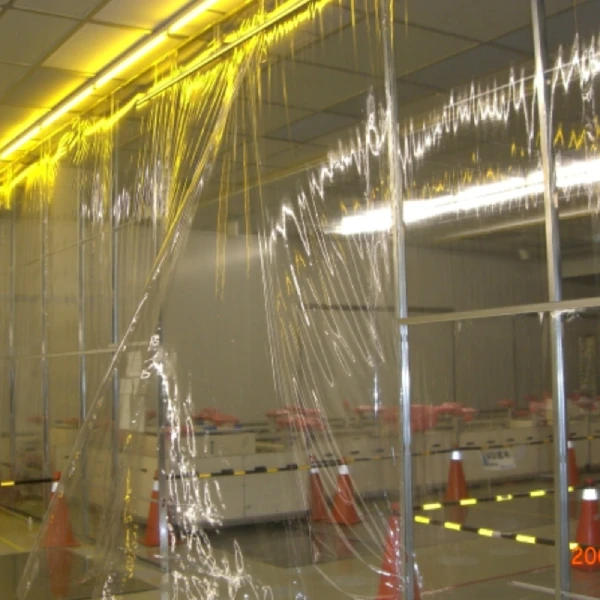 Anti-statik PVC bersih Booth / ESD PVC Strip tirai kandungan